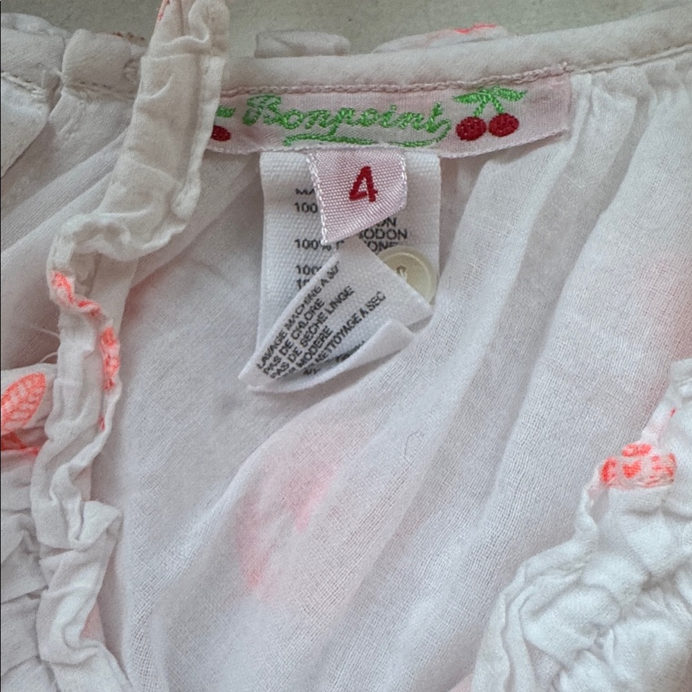 Authentic BONPOINT Girls Summer Dress - Size 4 Years - Picture 3 of 3